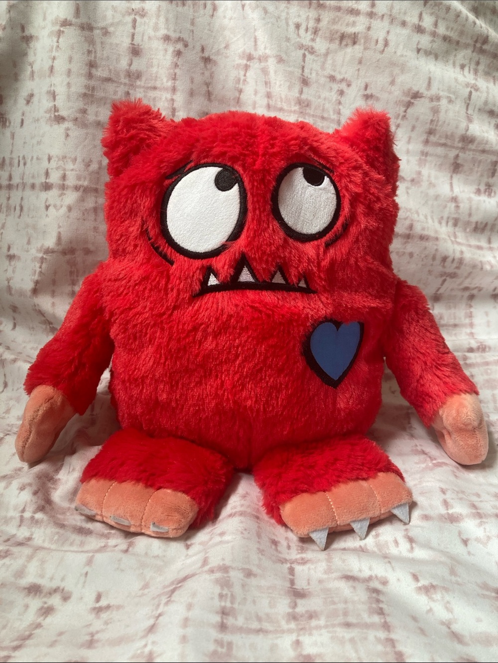 Kohl's Cares Red Love Monster Plush Stuffed Animal Halloween